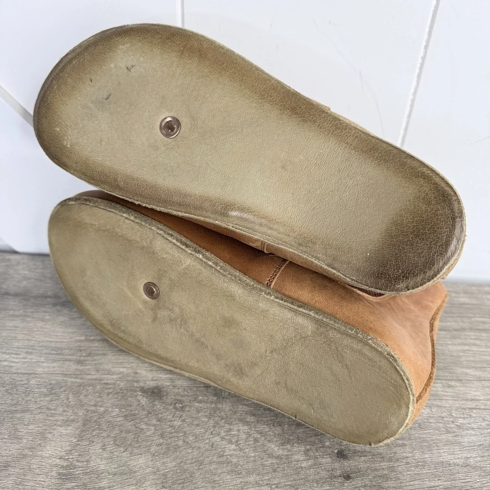 Earthing Harmony Grounding Barefoot Chelsea Boots in Honey Brown Sz EU 36 US 5.5
